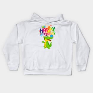 Happy Birthday Graphic Style Kids Hoodie